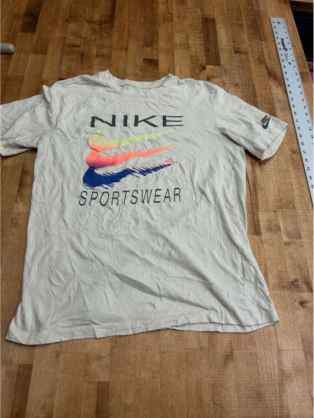 Nike The Nike Tee Sportswear Graphic T-Shirt, Tall/Long Fit, Size Large
